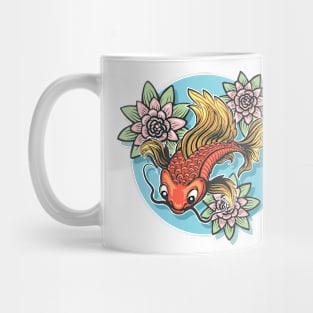 Koi Fish hand drawn illustration Mug